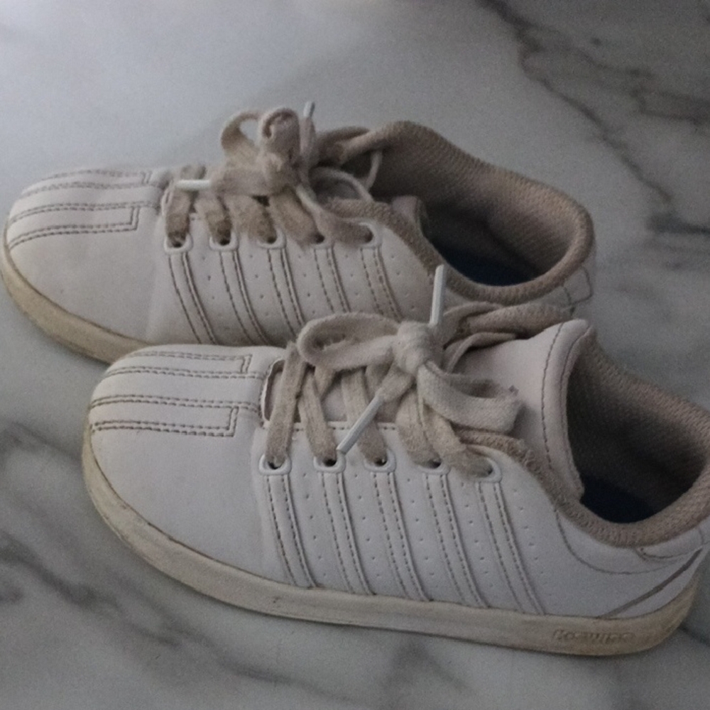 K-Swiss Kids Sneakers - White and Tan